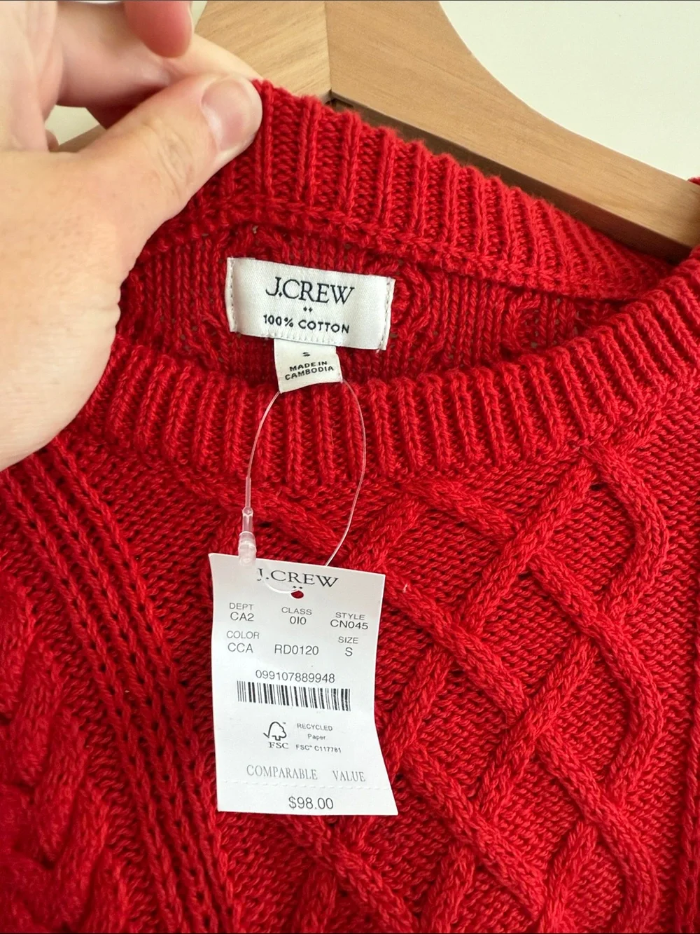 NWT J.Crew knit sweater